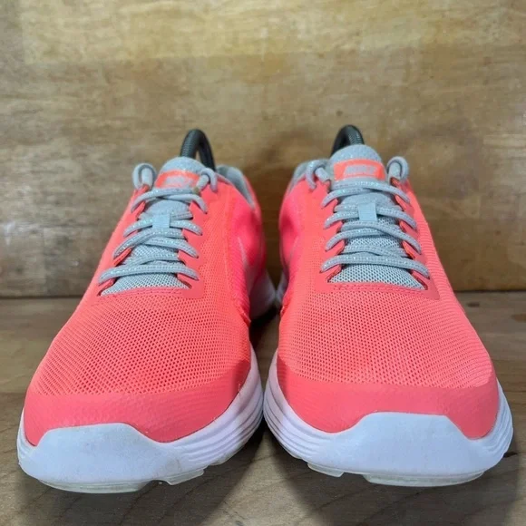 Nike Revolution 3 Womens Sz 8.5 (7Y) Running Shoes Sneakers Lava Glow 859602-600 - Picture 2 of 8